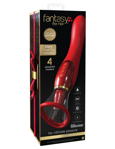 Pipedream Fantasy Her Ultimate Pleasure Holiday Version – Multi-Function Vibrator > Sex Toys For Ladies > Air Pulsation