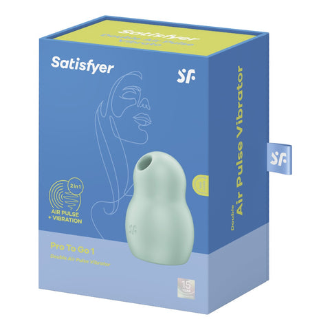 Satisfyer Pro To Go 1 – Compact Double Air Pulse Vibrator > Sex Toys For Ladies > Air Pulsation