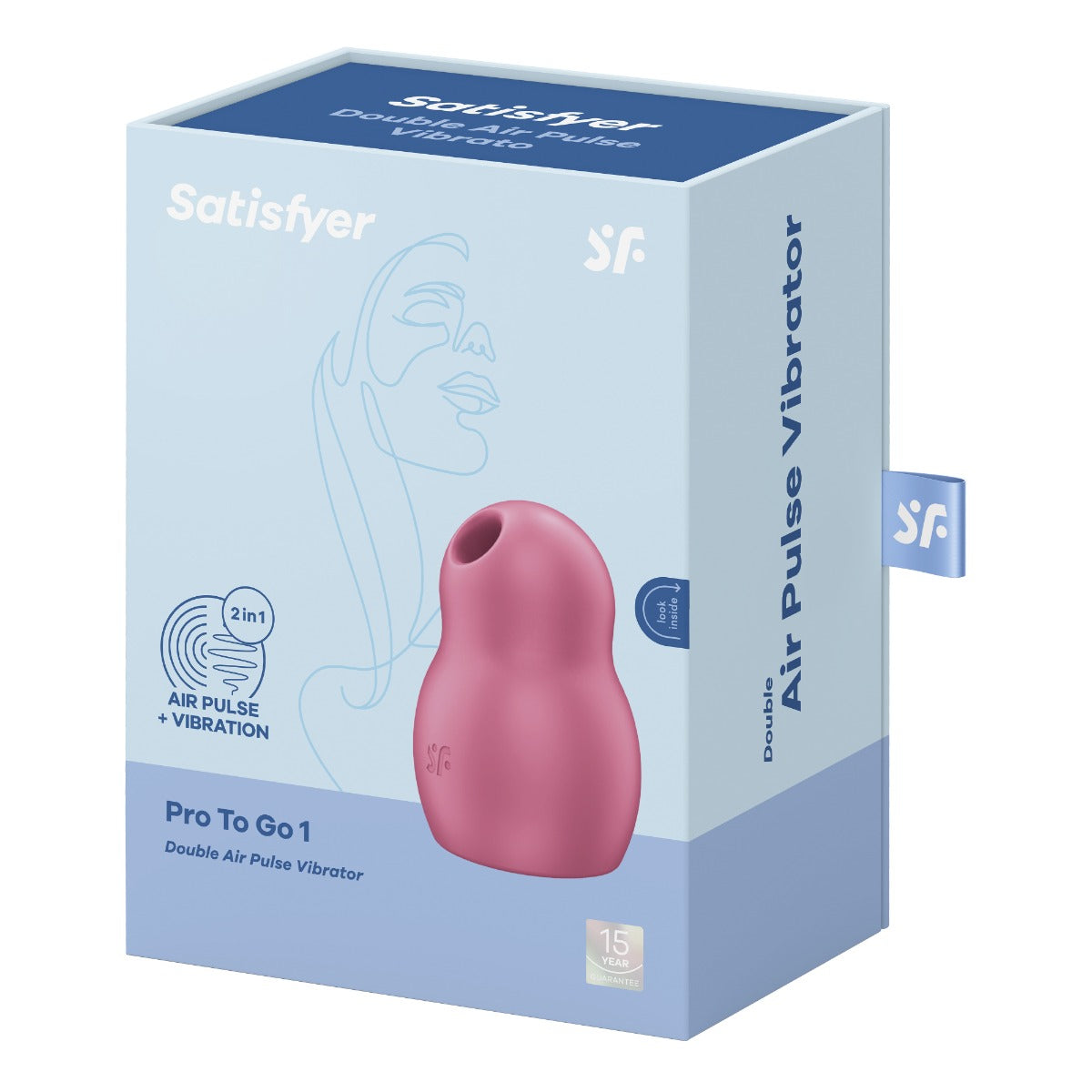 Satisfyer Pro To Go 1 – Compact Double Air Pulse Vibrator Default Title > Sex Toys For Ladies > Air Pulsation