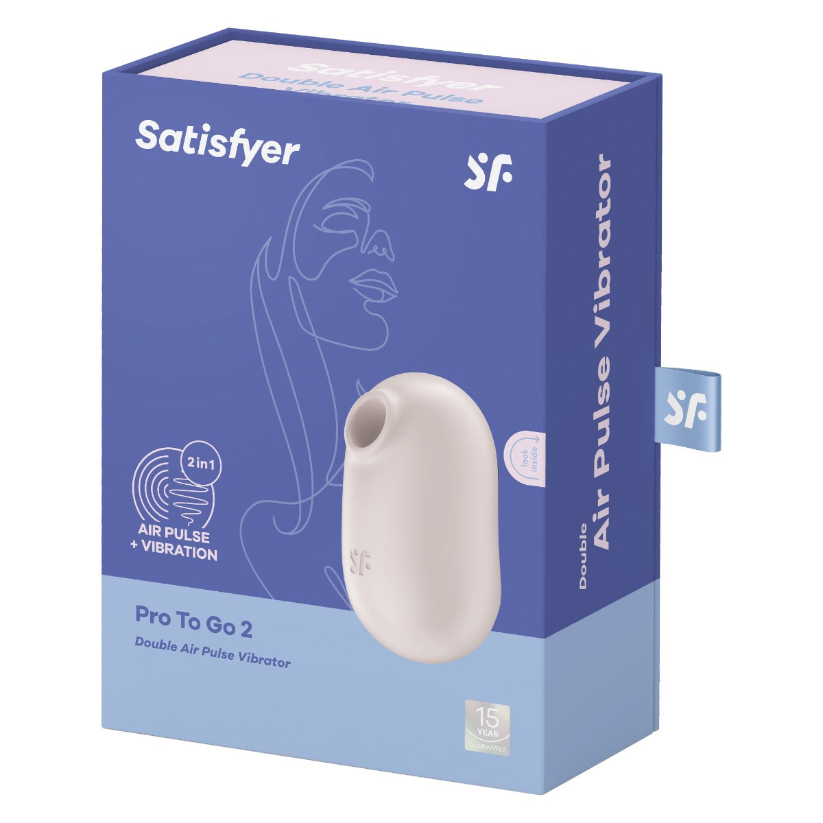 Satisfyer Pro To Go 2 – Multi-Function Double Air Pulse Vibrator Compact Design Default Title > Sex Toys For Ladies > Air Pulsation