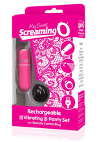 Screaming O Charged Rechargeable Remote Control Panty Vibe Silicone Vibrator > Sex Toys For Ladies > Panty Vibes
