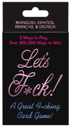 Lets F*ck Card Game – 48 Cards Adult Card Game Default Title > Novelties > Card Games