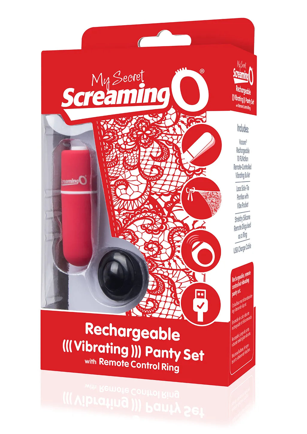 Screaming O Charged Rechargeable Remote Control Panty Vibe – Silicone Panty Vibrator > Sex Toys For Ladies > Panty Vibes