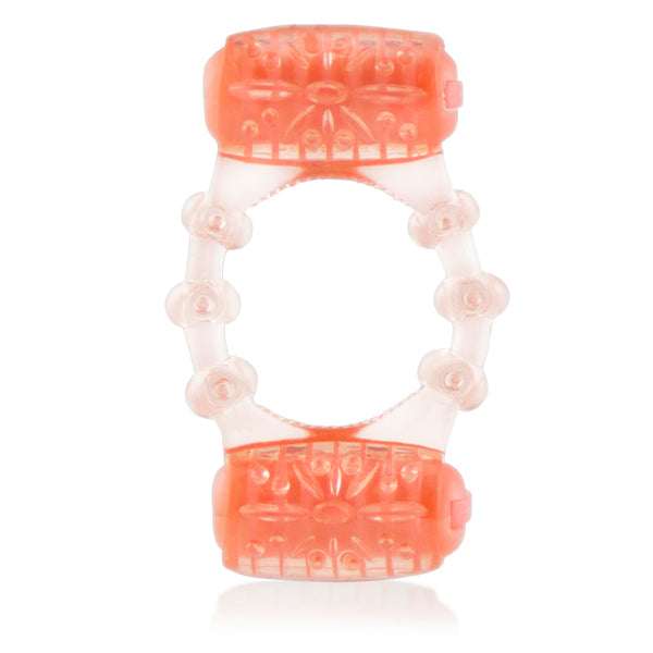 Screaming O TwoO Vibrating Silicone Cock Ring Duo Plus Orange Cock Rings Vibrating