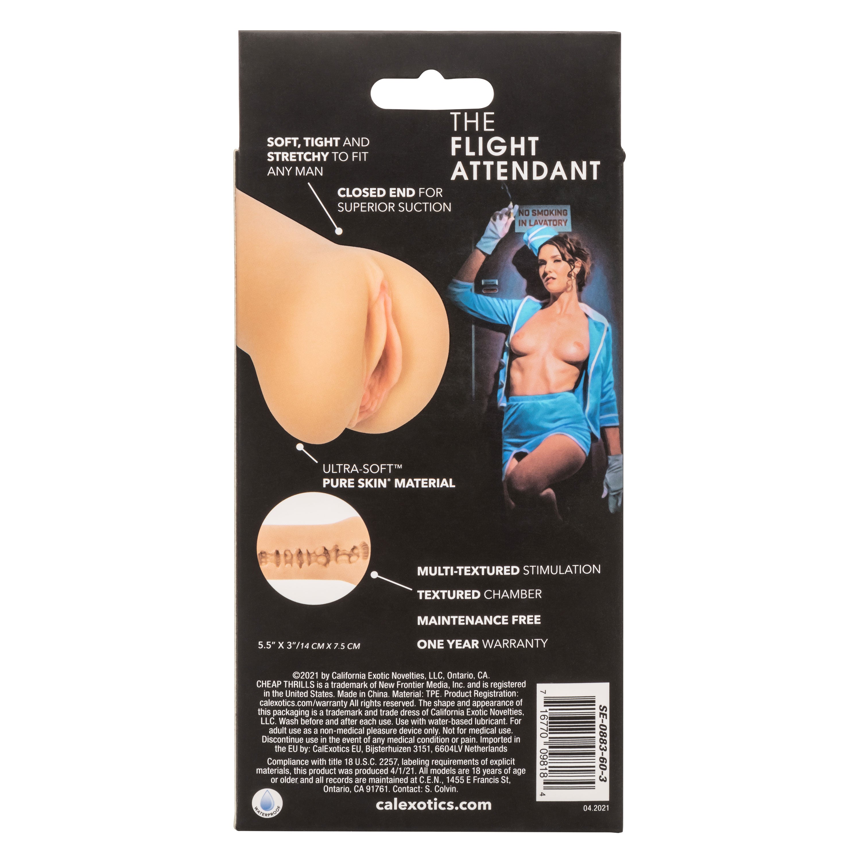 Cheap Thrills The Flight Attendant Lush Lips Masturbator Strokers - Manual