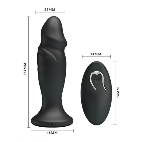 Mr Play Powerful Vibrating Rechargeable Silicone Anal Plug > Anal Range > Vibrating Buttplug