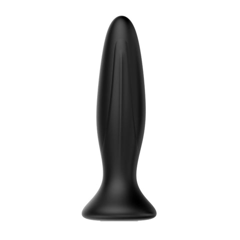 Mr Play Vibrating Anal Plug Silicone Waterproof Black Default Title > Anal Range > Vibrating Buttplug