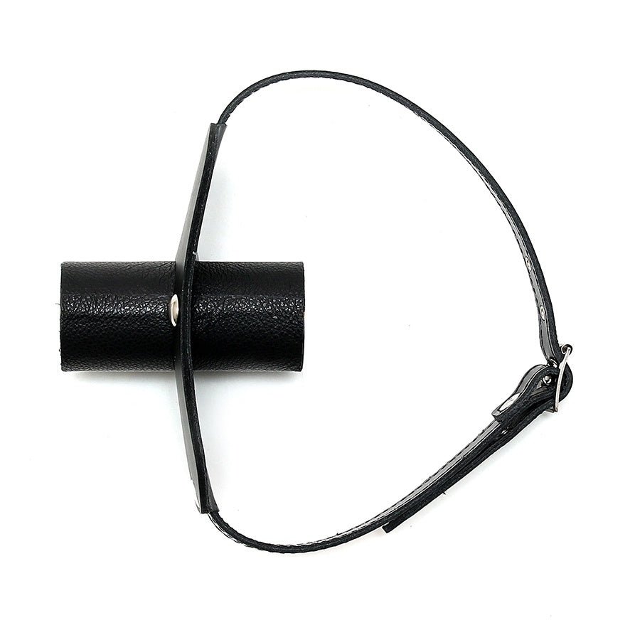 Rimba Leather Gag With Urine Tube – Adjustable Leather Gag Secondary image