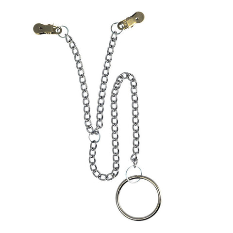 Nipple Clamps With Scrotum Ring > Bondage Gear > Nipple Clamps