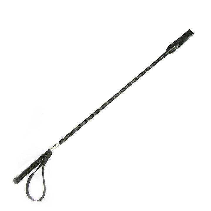 Rimba Small Riding Whip (Black) – Leather Firm Riding Crop Default Title > Bondage Gear > Crops Main image