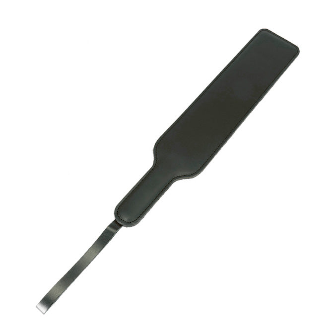 Rimba Leather Wide Paddle 15.5 Inch Black Firm For Couples