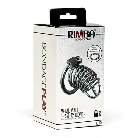 Chrome Chastity Cock Cage > Bondage Gear > Male Chastity