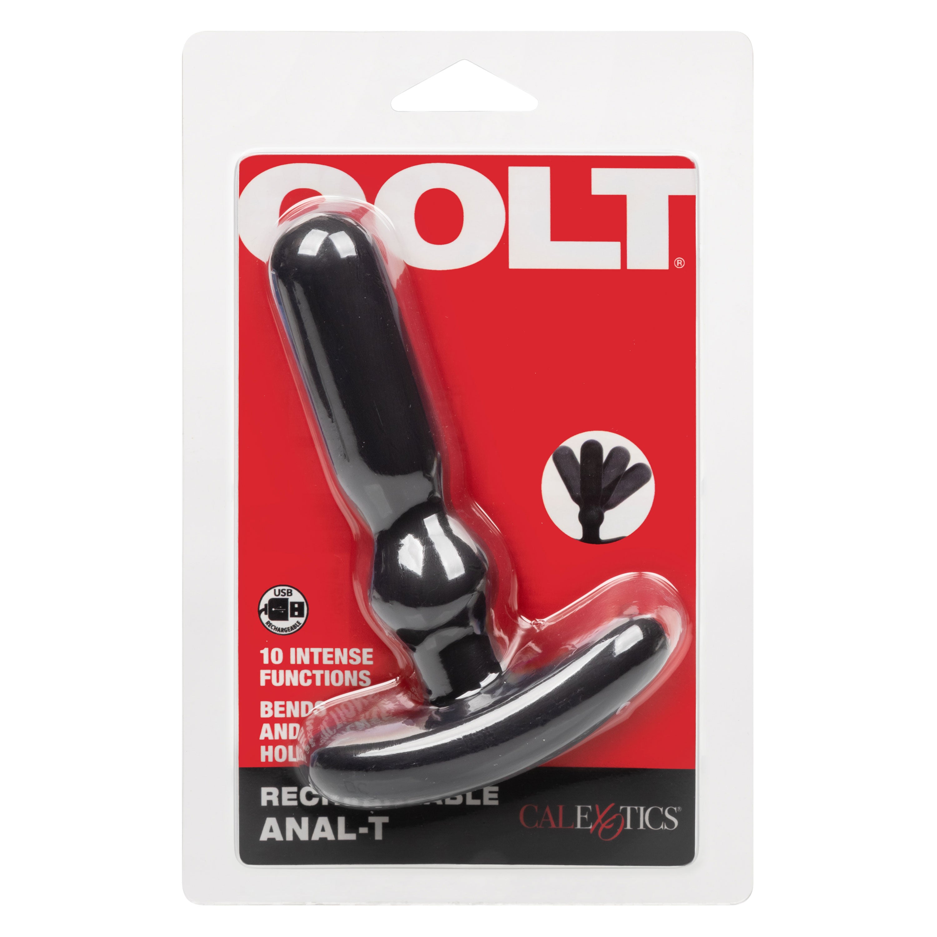 Colt Anal-T Rechargeable Flexible Probe with 10 Vibration Functions Anal Vibrator > Anal Range > Vibrating Butt Plugs