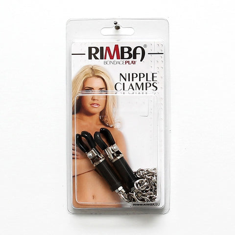 Silver Nipple Clamps With Chain > Bondage Gear > Nipple Clamps