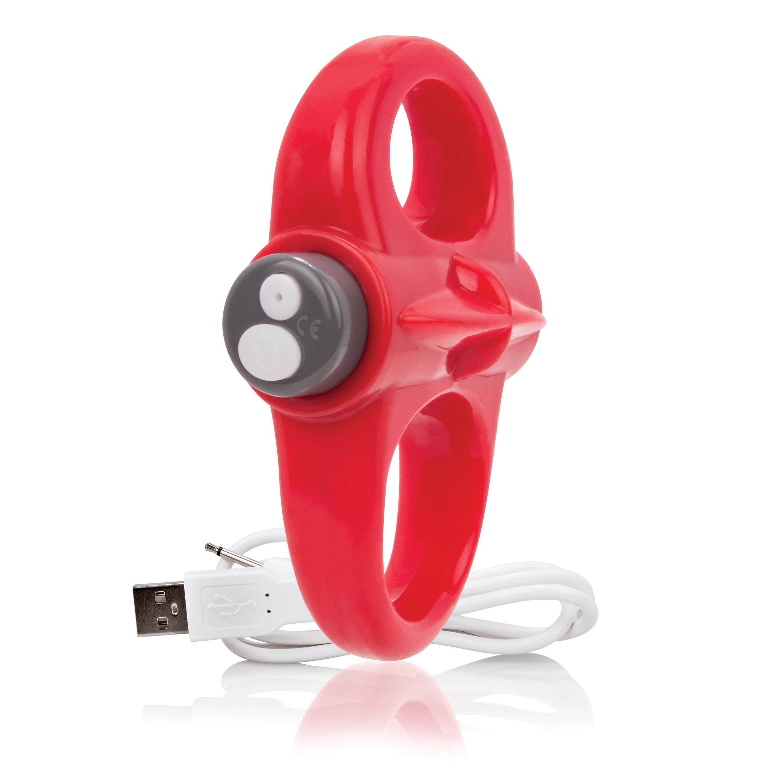 Screaming O Yoga Rechargeable Reversible Dual Loop Silicone Vibrating Cock Ring 3.5 Inch > Cock Ring > Vibrating