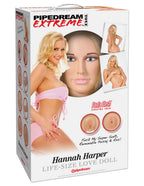 Pipedream Extreme Dollz Hannah Harper – Life-Size Inflatable Love Doll with Removable Inserts > Sex Toys > Sex Dolls > Inflatable