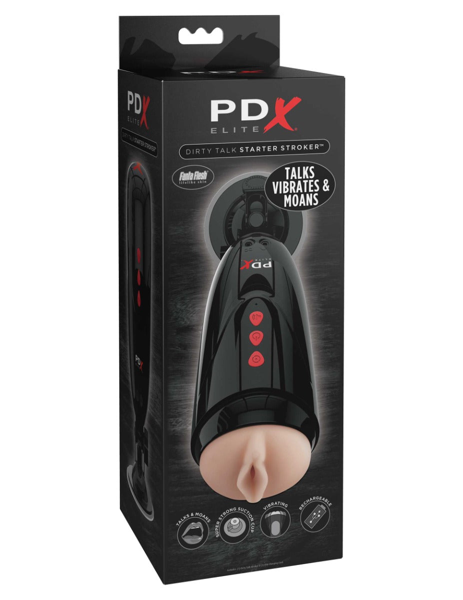 Pipedream Extreme Toyz Elite Stroker – 10-Inch Vibrating Masturbator > Sex Toys For Men > Masturbators > Vibrating