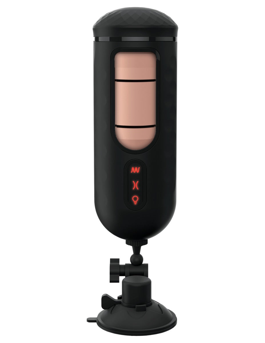 PDX Elite Vibrating Mega Milker – Rechargeable Powered Stroker Vibrator > Sex Toys For Men > Masturbators > Vibrating