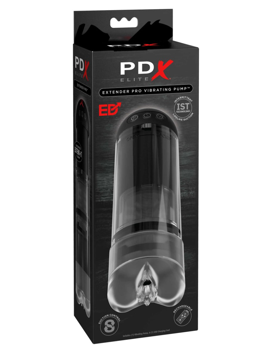 Extender Pro Vibrating Penis Pump – Adjustable Length Tube Penis Pump > Pumps > Penis Pumps Electric