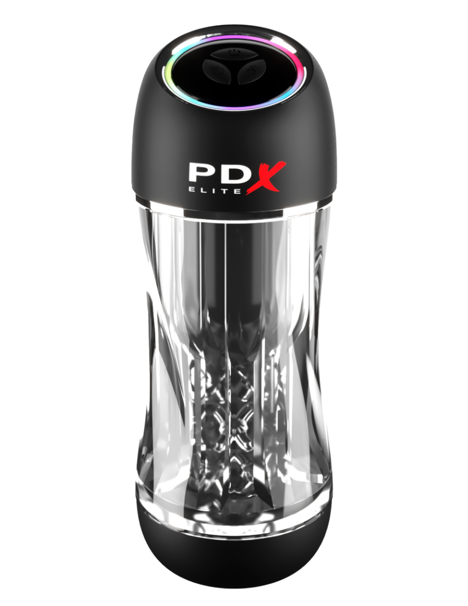 PDX Elite ViewTube Pro – Suction and Vibration Male Masturbation Toy > Sex Toys For Men > Masturbators > Vibrating