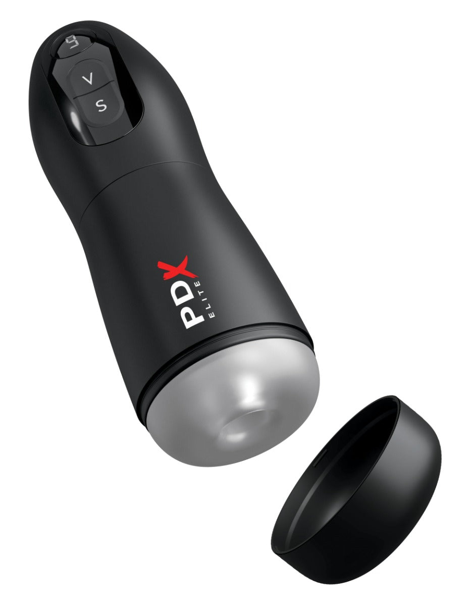 PDX Elite Suck O Matic – Suction and Vibration Stroker > Sex Toys For Men > Masturbators > Vibrating