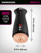 PDX Elite Fuck-Gasm Light – Rechargeable Suction and Vibration Stroker 9.7 Inch Length > Sex Toys For Men > Masturbators Premium