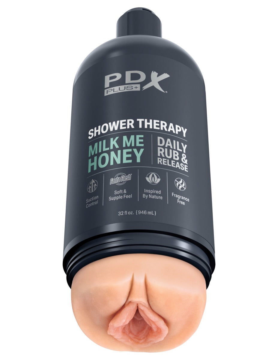 Pipedream PDX Plus Shower Therapy Milk Me Honey Light – Practical Male Masturbator > Sex Toys For Men > Masturbators > Manual