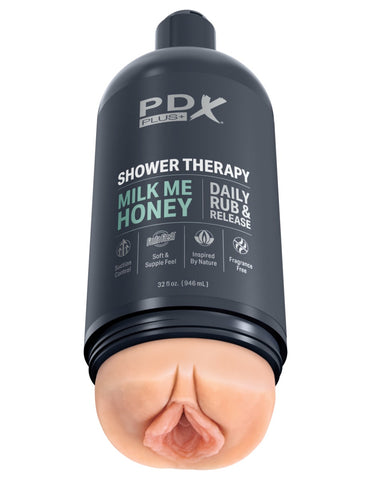 Pipedream PDX Plus Shower Therapy Milk Me Honey Light – Practical Male Masturbator > Sex Toys For Men > Masturbators > Manual