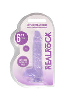 REALROCK Realistic Dildo with Balls – 15.2 cm Silicone Dong with Suction Cup Base > Dildos > Realistic Dildos