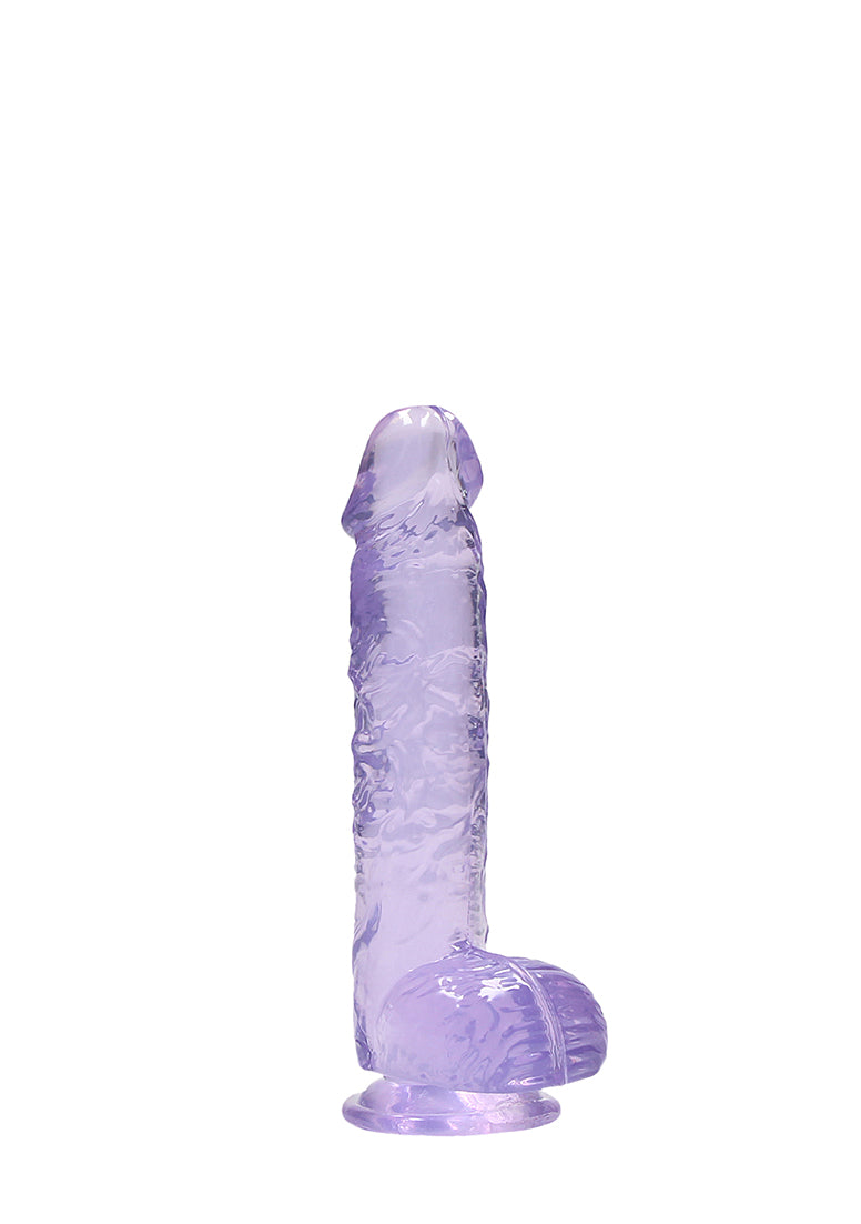 REALROCK Realistic Dildo with Balls – 15.2 cm Silicone Dong with Suction Cup Base > Dildos > Realistic Dildos