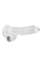 RealRock 6 Inch Transparent Crystal Clear Phthalate-Free Rubber Dildo > Dildos > Realistic Dildos