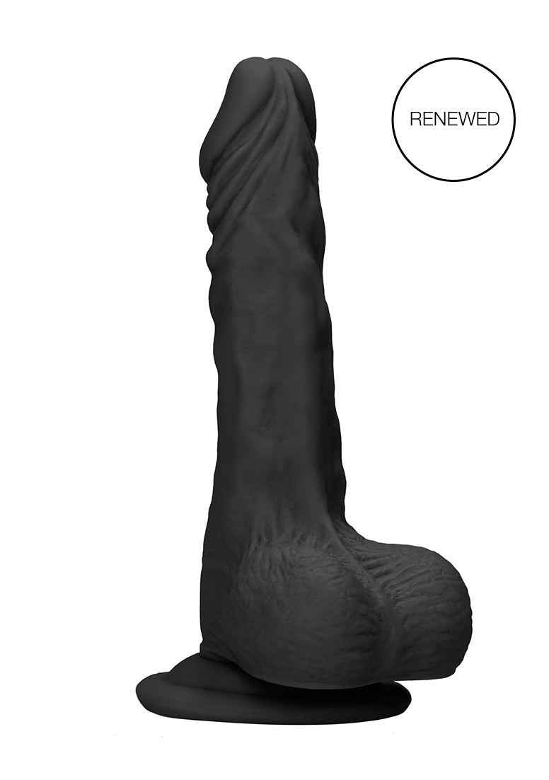 Real Rock Dong W Testicles – Phthalate-Free Skin TPE 7 Inch Dildo Default Title > Dildos > Realistic Dildos