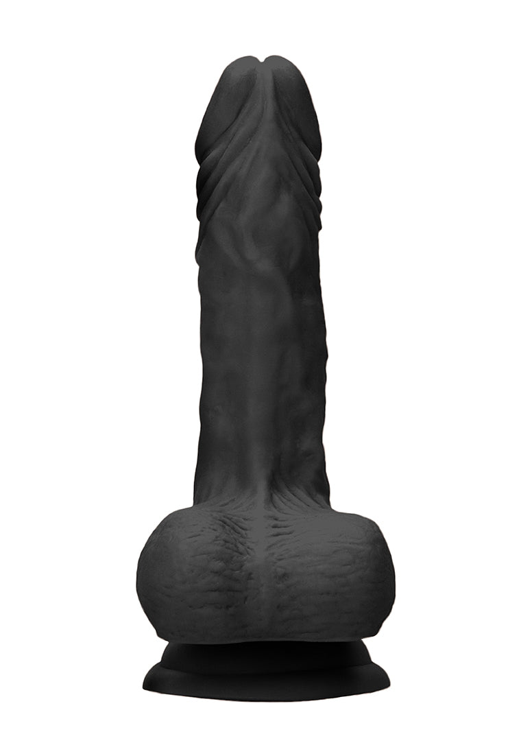 Real Rock Dong W Testicles – Phthalate-Free Skin TPE 7 Inch Dildo > Dildos > Realistic Dildos