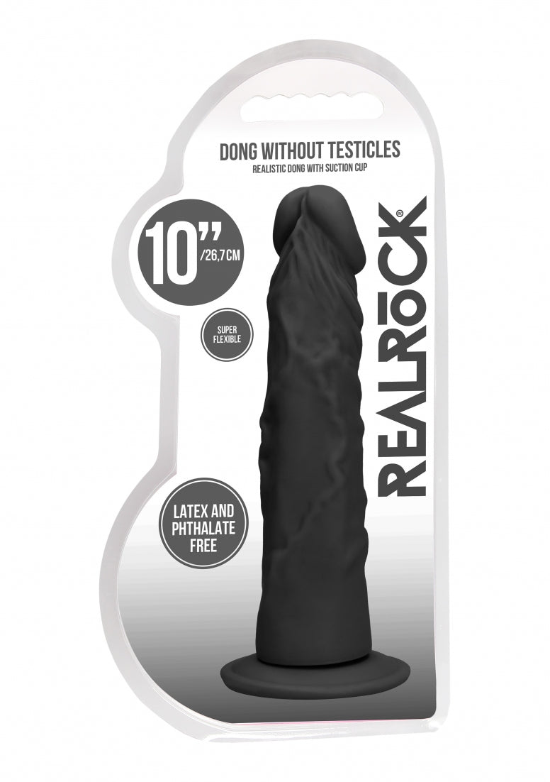 Real Rock Dong Without Testicles – Phthalate-Free Skin TPE 10 Inch Dildo > Dildos > Large Dildos