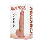 Real Rock Vibrating and Rotating Straight Dildo with Balls 20.5 cm > Vibrators > Realistic Vibrators