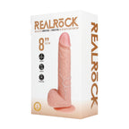 Real Rock Vibrating and Thrusting Dildo with Balls 20.5 cm Straight Cock > Dildos > Thrusting Dildos
