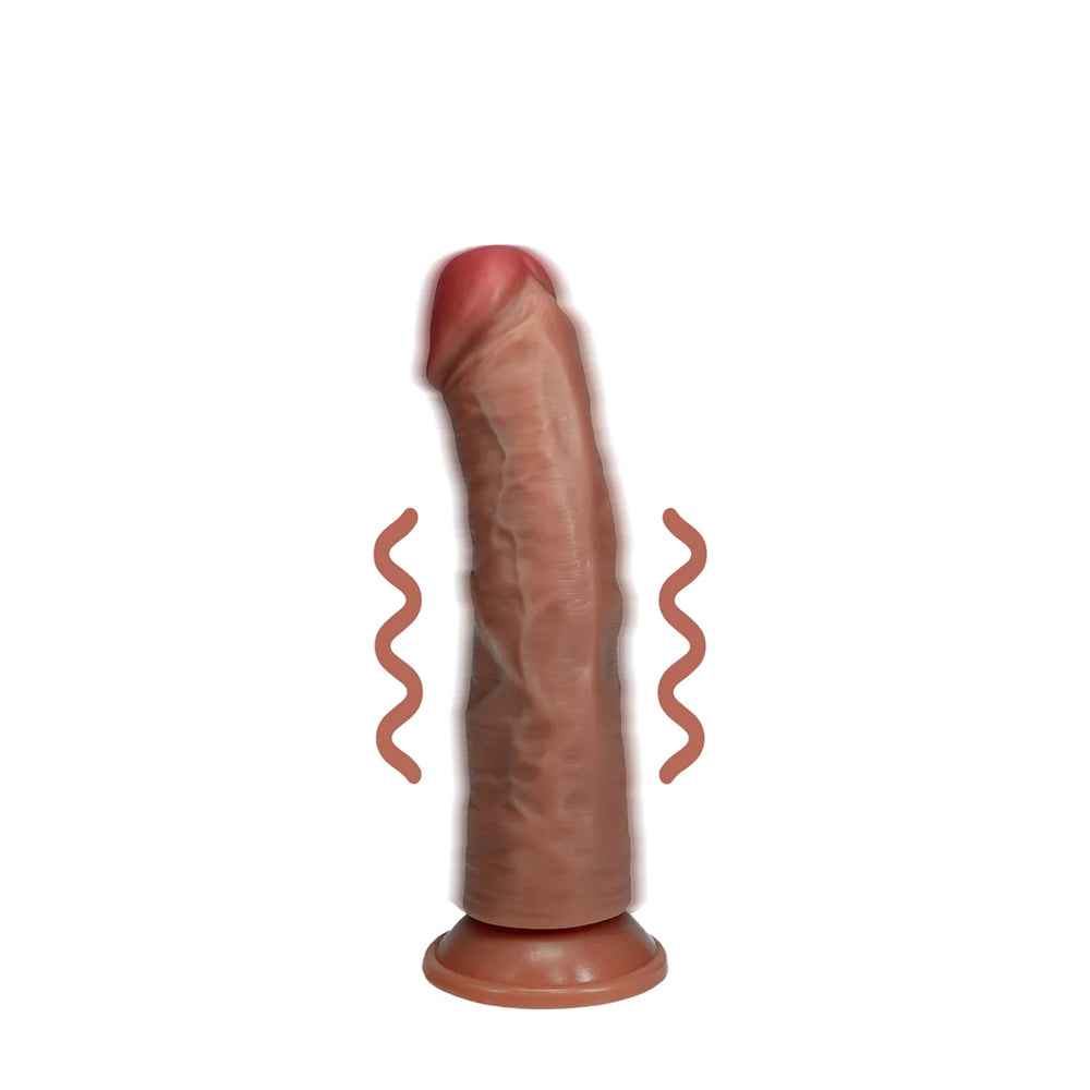 Real Rock Vibrating Curved Dildo 15.5 cm – Ultra-Realistic Silicone Vibrator Secondary image
