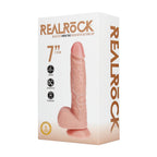 Real Rock Vibrating Regular Straight Dildo with Balls 7 Inch 18 cm Vibrator > Vibrators > Realistic Vibrators