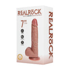 Real Rock Vibrating Regular Straight Dildo with Balls 7 Inch 18 cm Vibrator > Vibrators > Realistic Vibrators