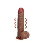 Real Rock Vibrating Regular Straight Dildo with Balls 7 Inch 18 cm Vibrator > Vibrators > Realistic Vibrators