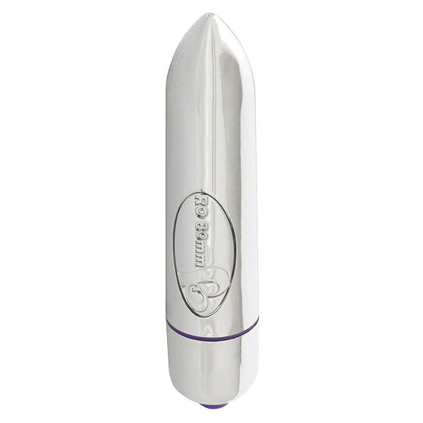 Rocks Off Ro80mm Bullet Vibrator Sleek Silver Petite Default Title > Sex Toys For Ladies > Mini Vibrators