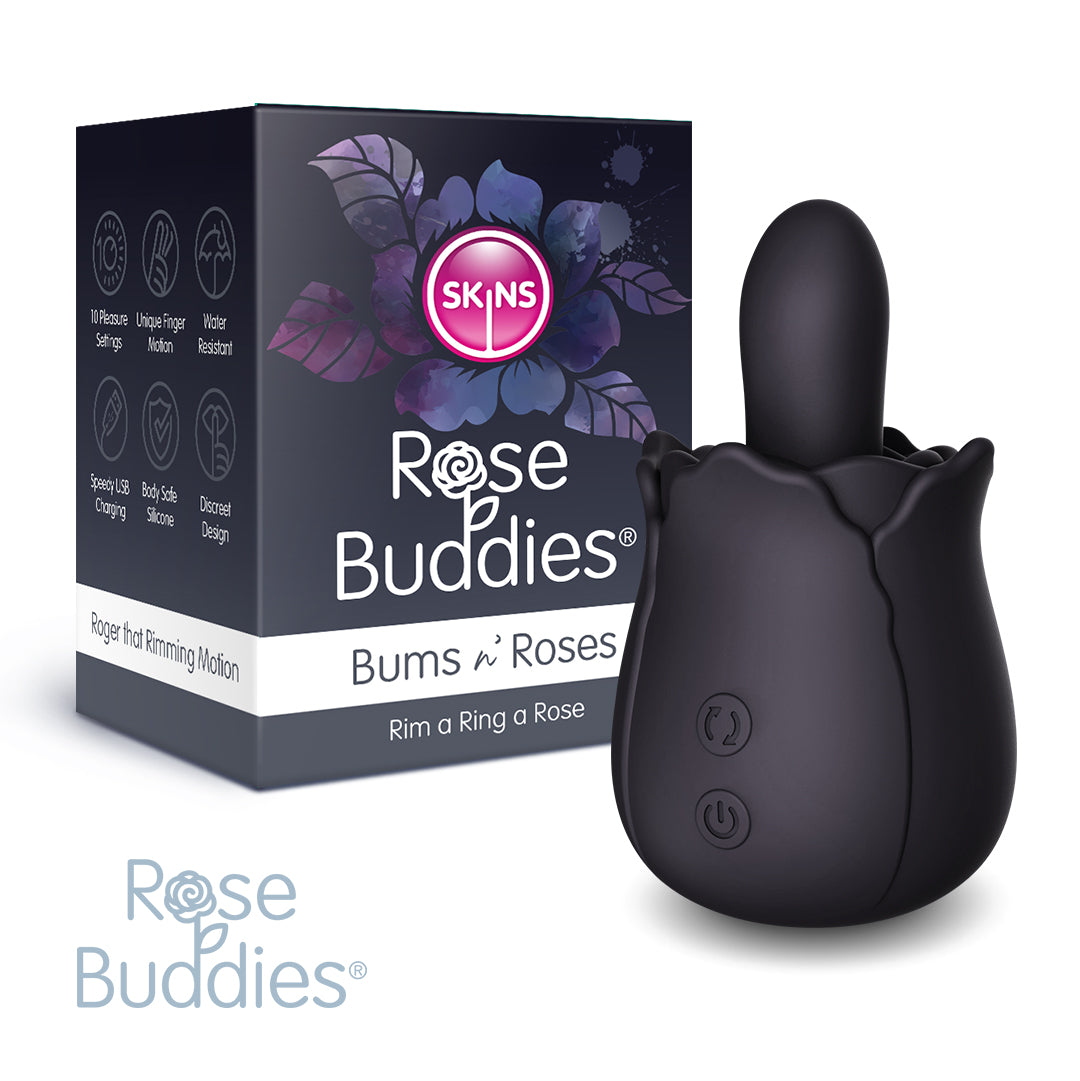 Skins Rose Buddies Bum and Roses – Silicone Butt Plug > Sex Toys For Ladies > Rose Stimulators