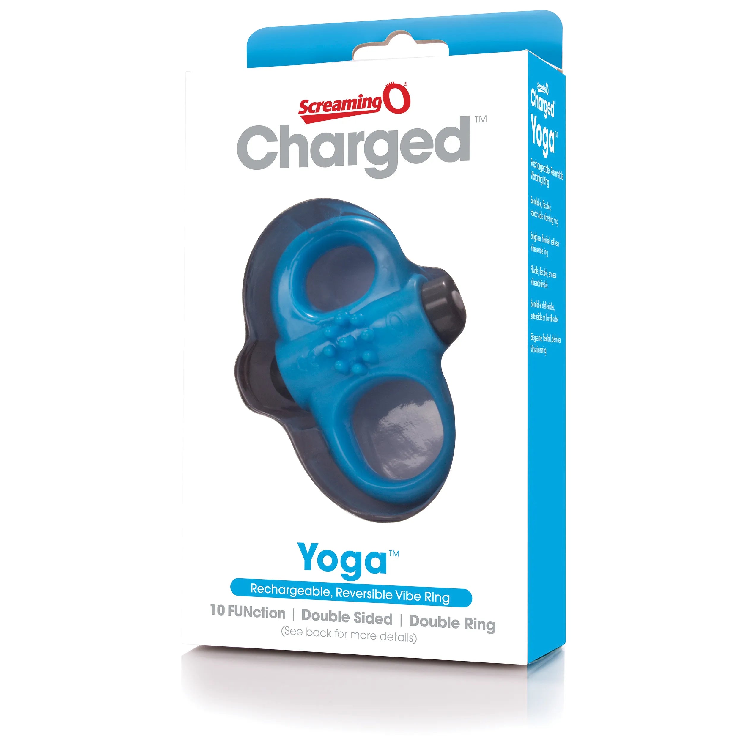 Screaming O Charged Yoga Vibrating Cock Ring – Stretchable Flexible Silicone Vibrator > Cock Ring > Vibrating
