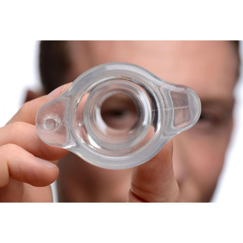 Master Series Gape Glory Hollow Anal Plug Clear Large > Anal Range > Tunnel and Stretchers