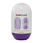 Pretty Love Cupid X Smooth Stripes – Textured Masturbator Purple > Sex Toys For Men > Masturbators Cup