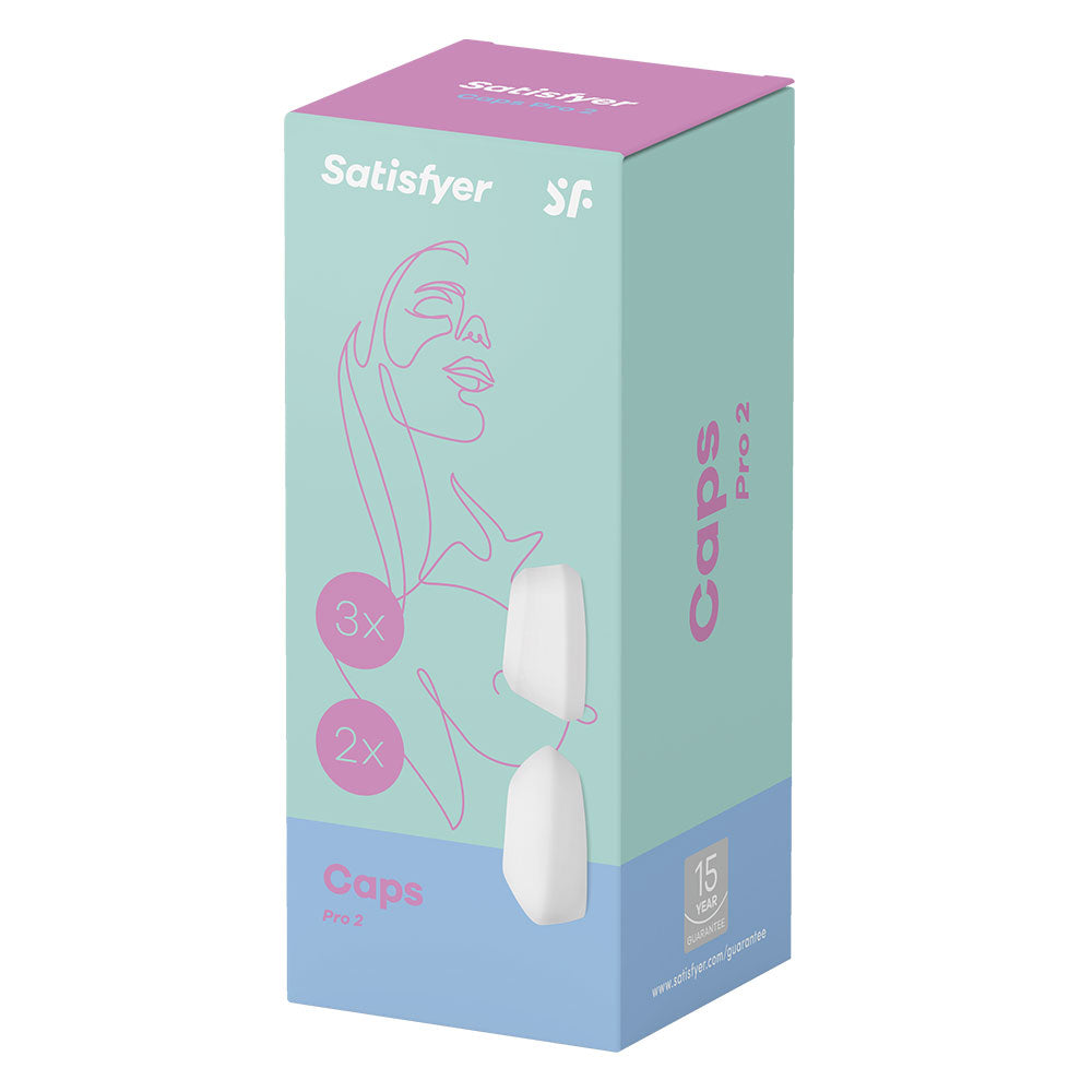 Satisfyer Pro 2 Replacement Silicone Climax Tips Set of 2 – Silicone Accessories > Sex Toys > Replacement Parts