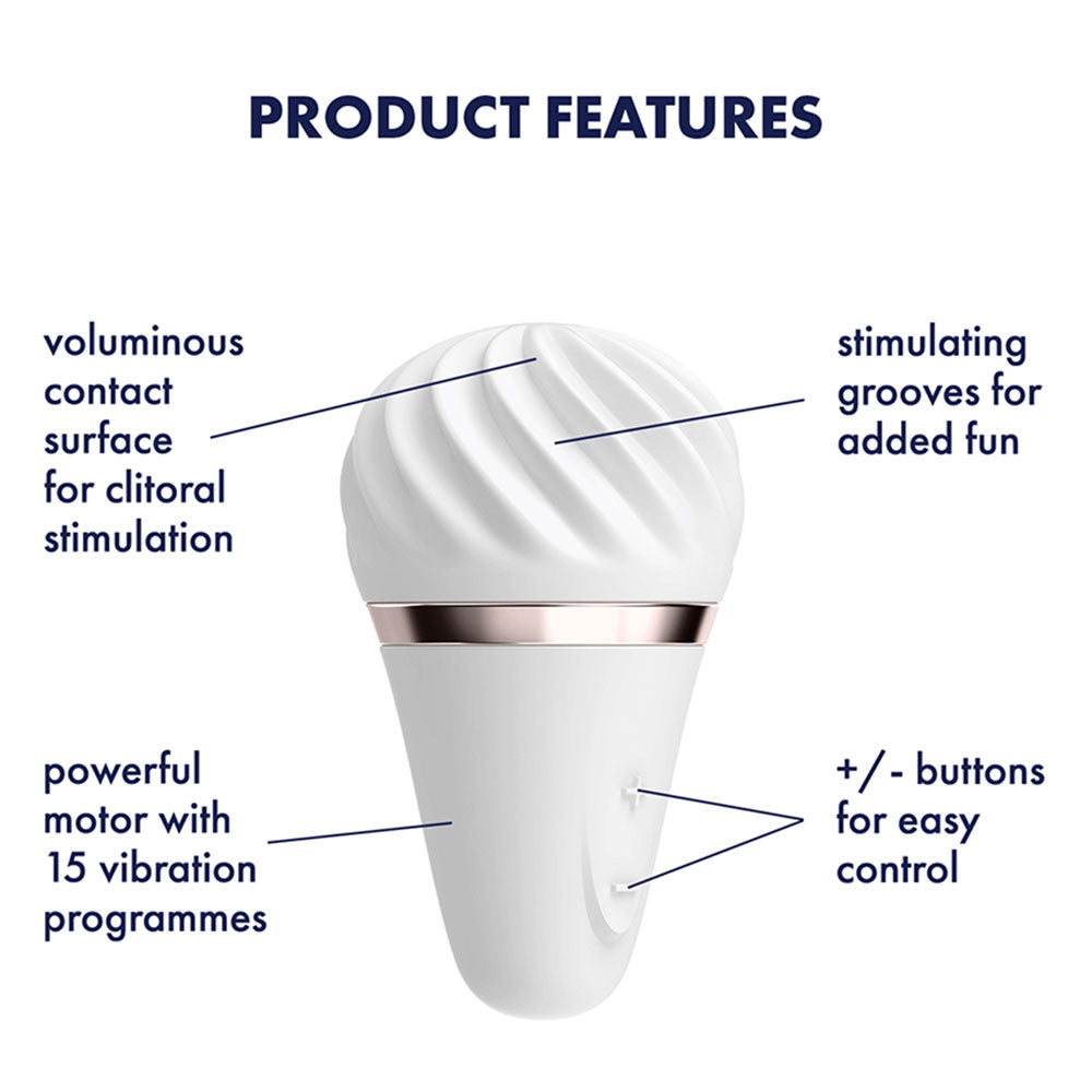 Satisfyer Layon 4 Little Wand – Waterproof Rechargeable Stimulator > Vibrators > Ladies > Clitoral Vibrators and Stimulators