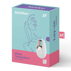 Satisfyer Layons White Temptation – Compact Ergonomic Clitoral Stimulator with 15 Vibration Modes > Sex Toys For Ladies > Clitoral Vibrators and Stimulators