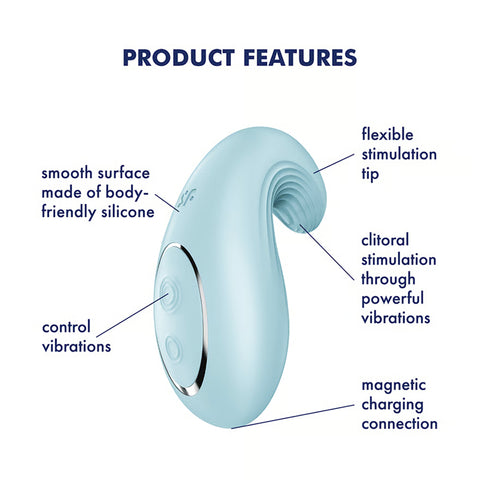 Satisfyer Dipping Delight – Waterproof Silicone Clitoral Stimulator > Sex Toys For Ladies > Clitoral Vibrators and Stimulators