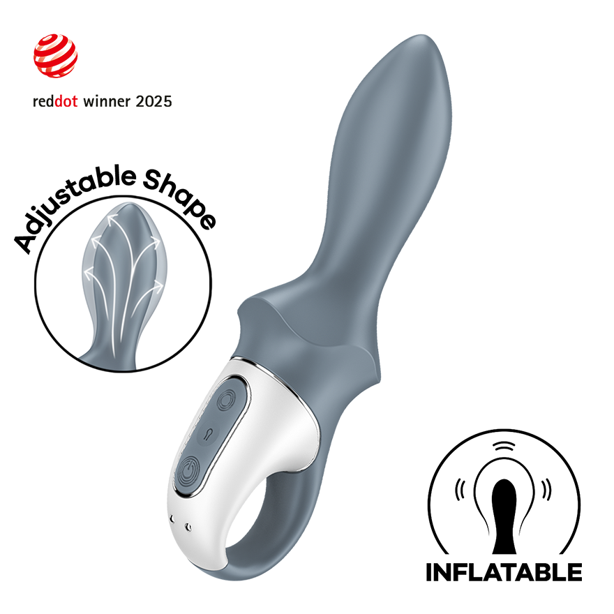 Satisfyer Air Pump Booty 1 Inflatable Vibrator with Increasing Diameter Anal Plug > Anal Range > Anal Probes